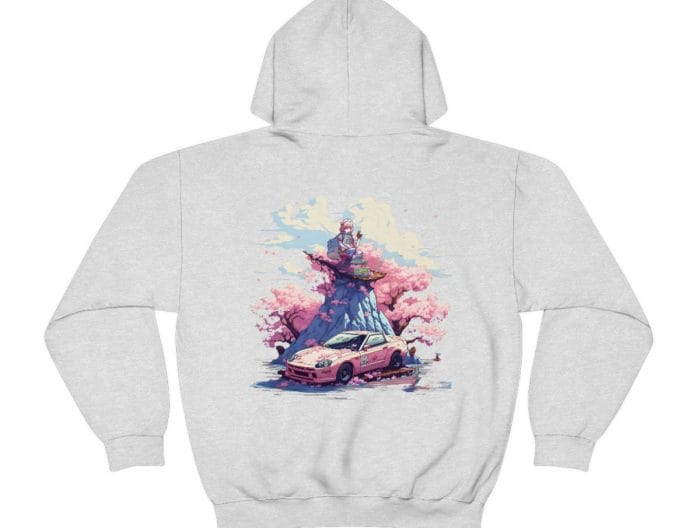 33347 45, Cherry Blossom Mountain Hoodie In USA