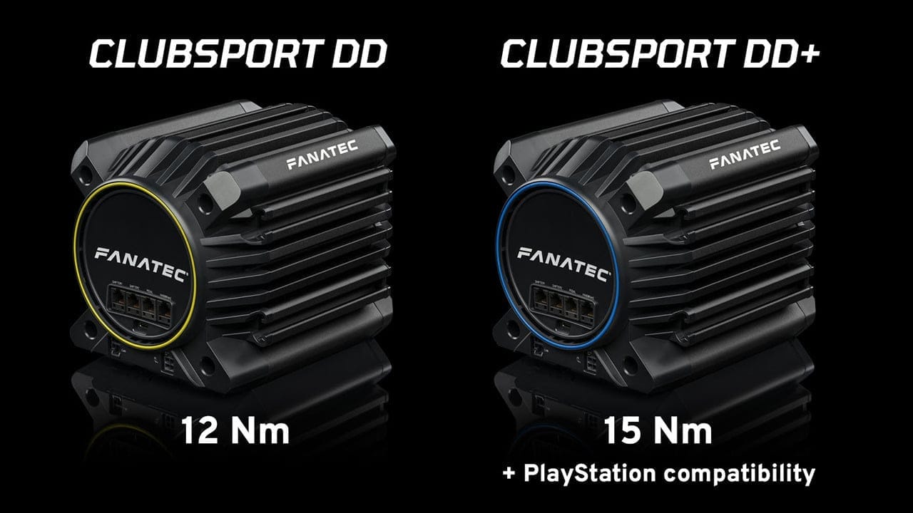 Fanatec Reveals Direct Drive ClubSport DD and DD+ Wheel Bases: