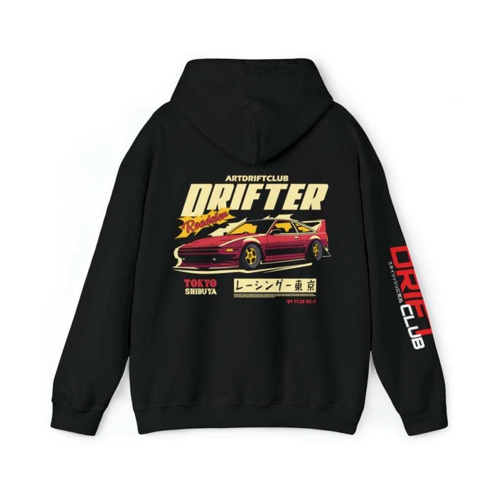 "Ignite Your Drifting Passion with the RX7 DRIFTER Ardriftclub Hoodie"