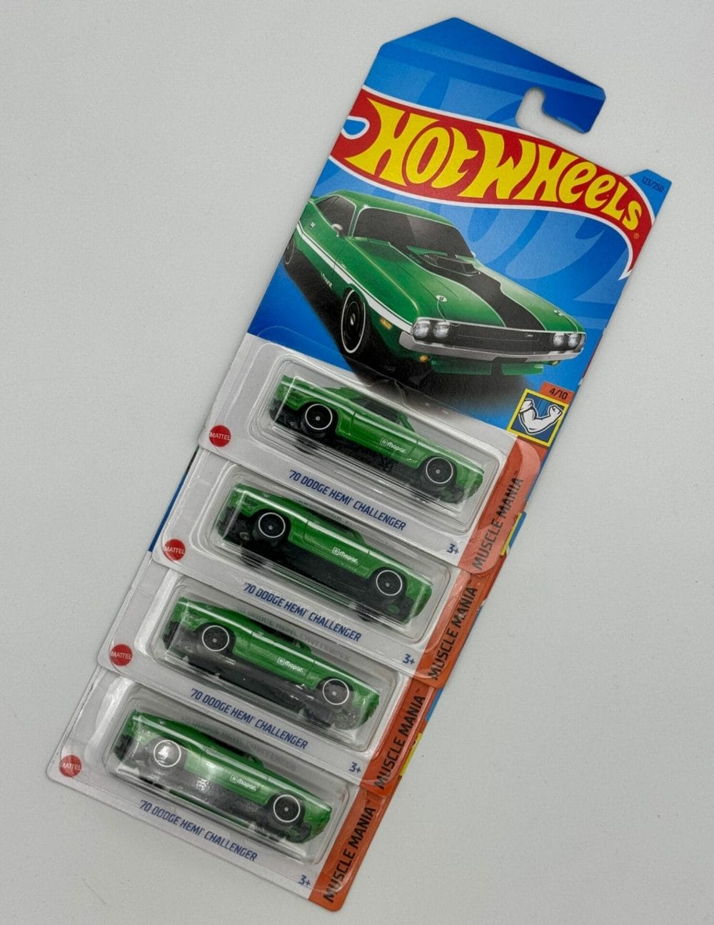 hot wheels, 70 challenger, lot of 4, new in box, for sale